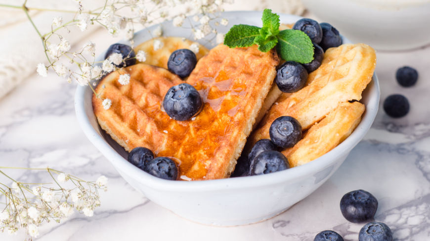 Gluten- och laktosfria våfflor